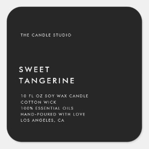 Modern Minimalist Packaging Candle Cosmetics Label