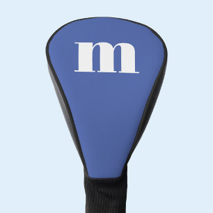 Modern Monogram Initial Golf Head Cover