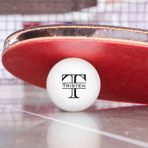 Monogram Gift Ping Pong Ball