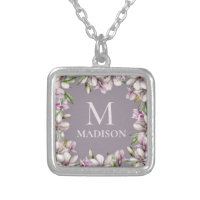 Monogram Monogrammed Magnolia Floral Personalized