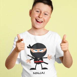 Ninja Warrior Cartoon T-Shirt