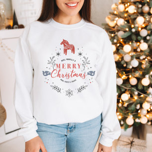 Nordic Christmas Merry Christmas Sweatshirt