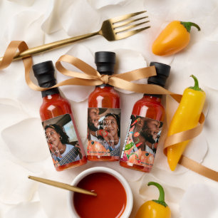 One Hot Couple   Wedding Photo Favor Hot Sauces