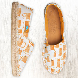 Orange Cat Espadrilles