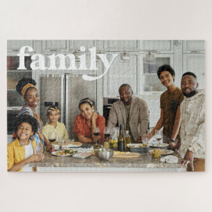 Our Love   Family Name Photo Jigsaw Puzzle