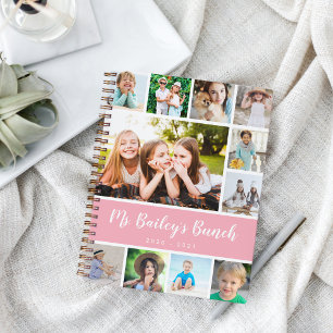 Personalized Class Photo Collage Teacher Notebook