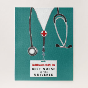 Personalized Nurse Gift Jigsaw Puzzle