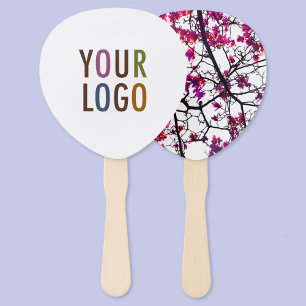 Promotional Custom Hand Fan with Your Logo & Photo