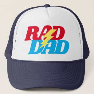 Rad Dad Lightning Bolt Trucker Hat