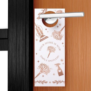 Referral Maid & House Cleaning Tools/Supplies Door Door Hanger