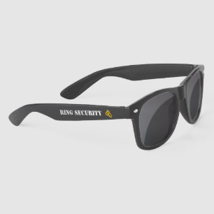 Ring Security black Sunglasses for ring bearer