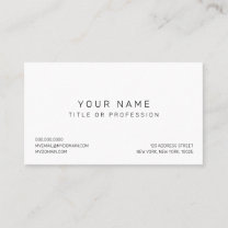 Simple Modern Business Card