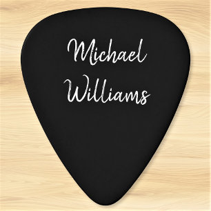 Simple Personalized Custom Name Guitar Pick