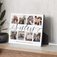 Sisters Script | Gift For Sisters Photo Collage