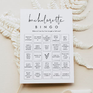 STELLA Bachelorette Party Bingo Game Card