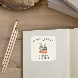 Storybook Woodland Friends Book Plate Sticker