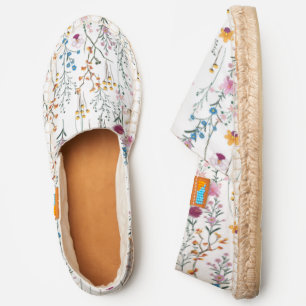 Summer Wildflower Pattern Espadrilles