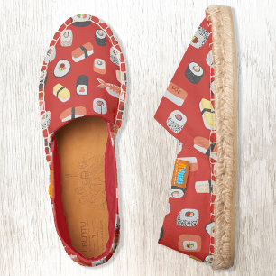 Sushi Pattern Espadrilles