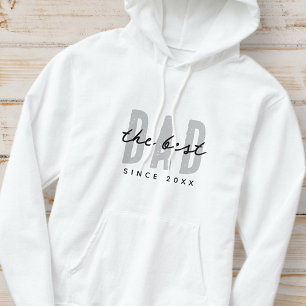 The Best Dad Since 20XX Modern Simple Preppy Hoodie