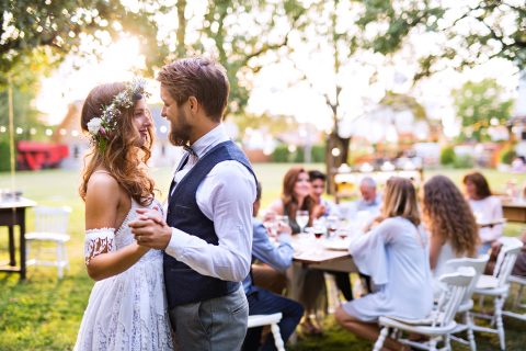 things to plan for when you're having a backyard wedding