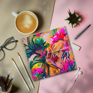 Tropical Flowers Notebook