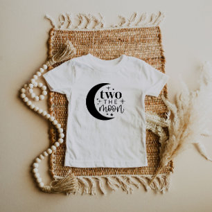 Two The Moon 2nd Birthday Toddler T-shirt