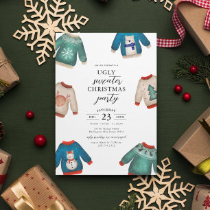 Ugly Sweater Christmas Party Invitation