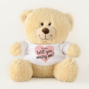 Will you marry me? teddy bear