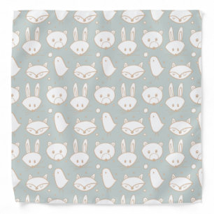 Woodland Animals Baby Bib Bandana