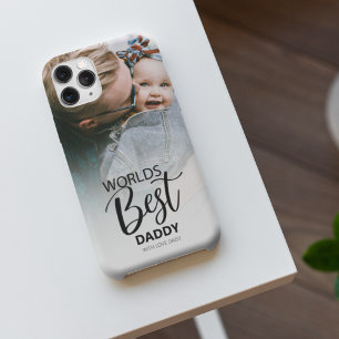 Worlds Best Daddy   Photo iPhone 11 Case